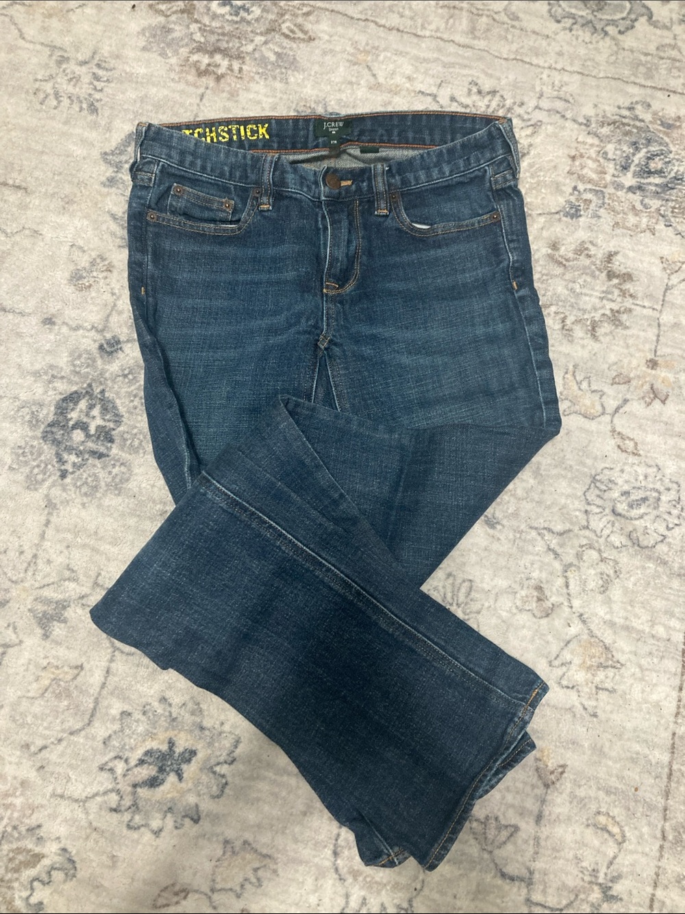 J. Crew Women's Bootcut Jeans in Dark Blue Wash